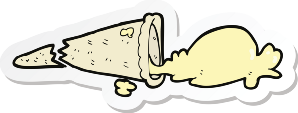 Bir insan tarafından çizilmiş bir karikatür etiketi.