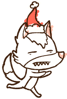 Bir insan tarafından çizilen Şen Kurt Tebeşiri