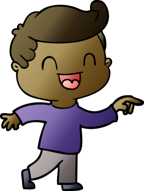 Bir insan tarafından çizilmiş mutlu adam çizgi filmi.