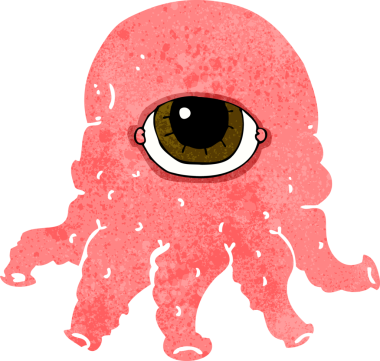 Bir insan tarafından çizilmiş uzaylı kafası.