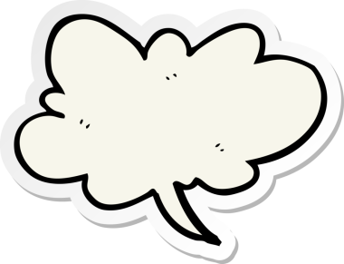 Bir insan tarafından çizilmiş karikatür buhar tasarım elementinin etiketi