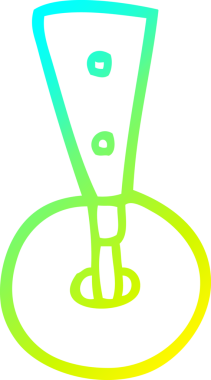 Bir insan tarafından çizilen çizgi film kadrosunun soğuk çizgi çizimi.