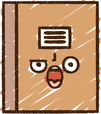 Bir insan tarafından çizilmiş Kitap Tebeşiri