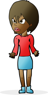 Bir insan tarafından çizilmiş bir karikatür.