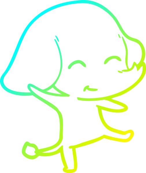 Bir insan tarafından çizilmiş, buz gibi bir çizgi film çizimi.