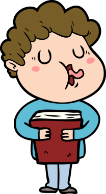 Bir insan tarafından çizilmiş çizgi film şarkıcısı.