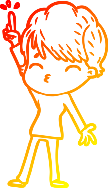 Bir insan tarafından çizilmiş bir karikatür kadın çizimi.