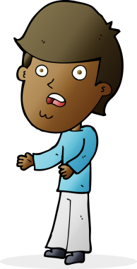 Bir insan tarafından çizilmiş bir karikatür.