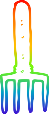 gökkuşağı gradyan çizgi çizimi bir insan tarafından çizilmiş.