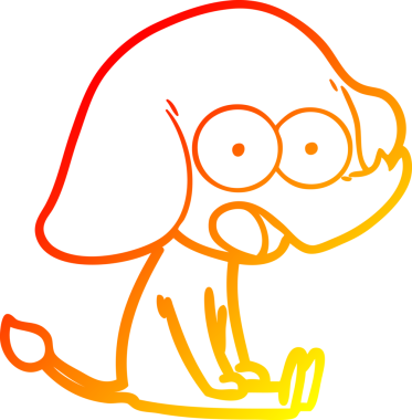 Bir insan tarafından çizilmiş şirin bir fil çizimi.