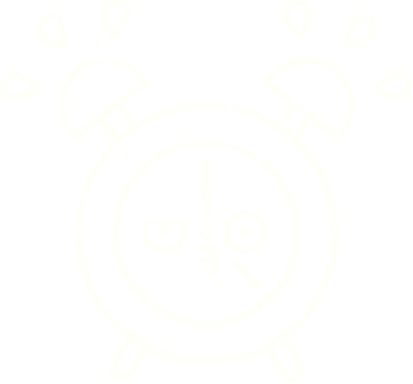 Bir insan tarafından çizilen Alarm Saati Tebeşiri