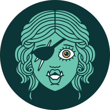 Bir insan tarafından çizilmiş Ork düzenbaz karakter simgesi