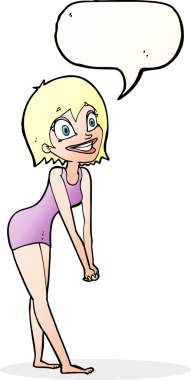 Bir insan tarafından çizilmiş konuşma balonu olan heyecanlı bir karikatür.