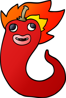 Bir insan tarafından çizilmiş sıcak soğuk karalama.