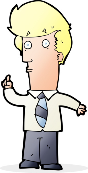 Bir insan tarafından çizilmiş soru işaretli çizgi film adamı.