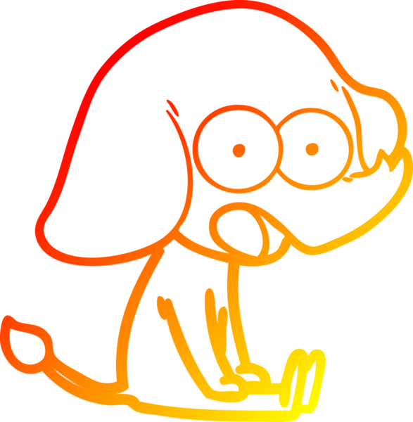 Bir insan tarafından çizilmiş şirin bir fil çizimi.