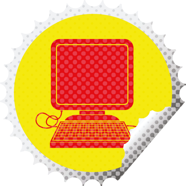 bir insan tarafından çizilmiş fare ve ekran soyma etiketli bilgisayar