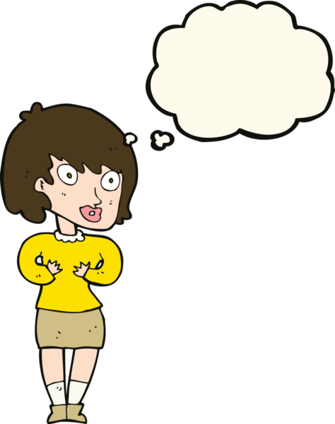 Çizgi filmdeki kadın 