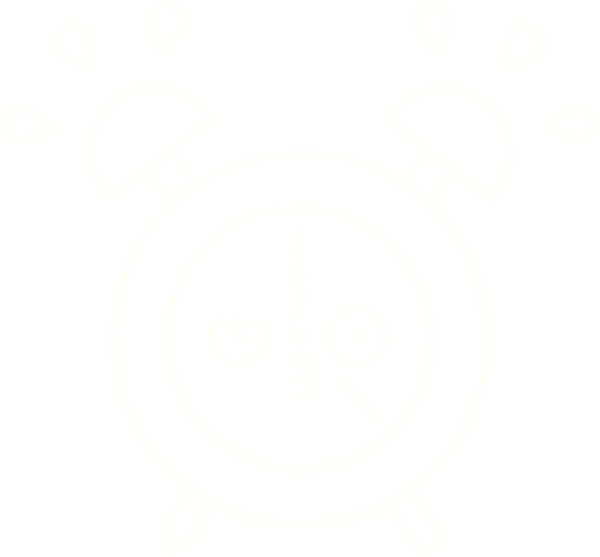 Bir insan tarafından çizilen Alarm Saati Tebeşiri