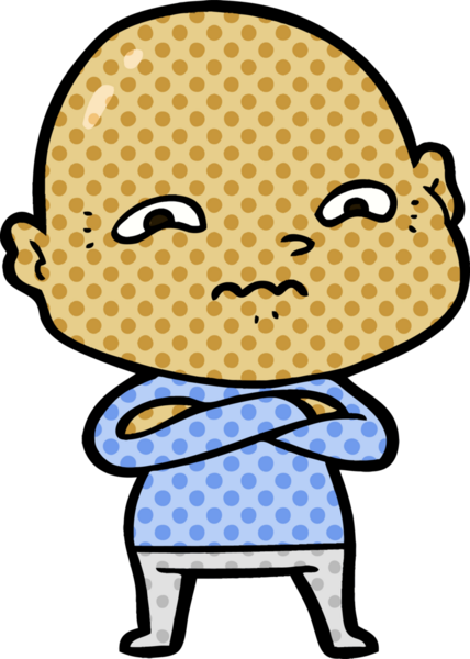 bir insan tarafından çizilmiş sinirli bir adam.