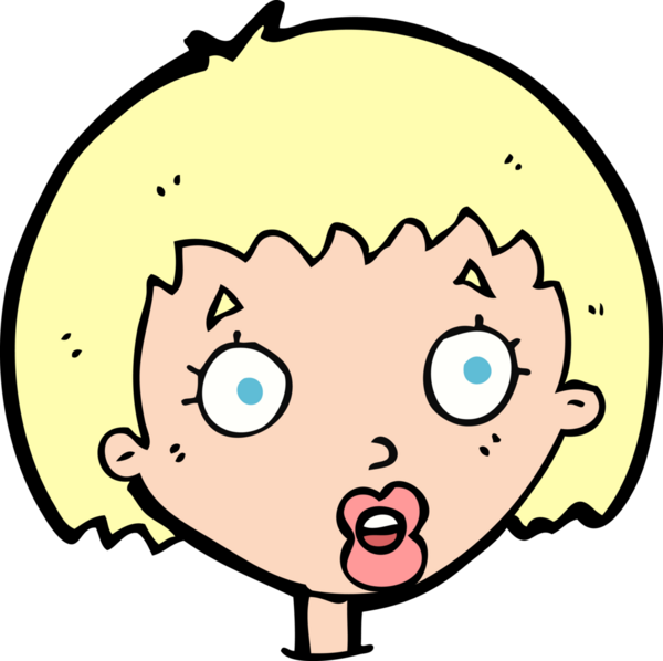 Bir insan tarafından çizilmiş bir kadın yüzü.