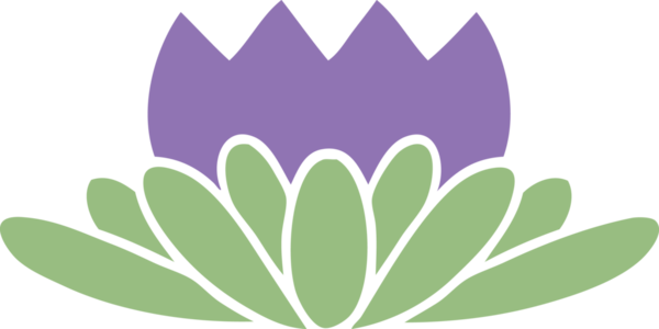 Bir insan tarafından çizilmiş bir çiçeğin düz renkli retro karikatürü