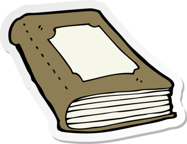 Bir insan tarafından çizilmiş bir çizgi roman çıkartması.