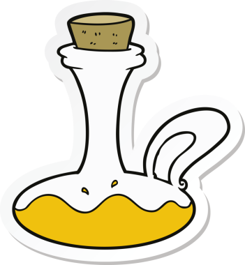 Bir insan tarafından çizilmiş karikatür yağının çıkartması.