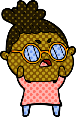 Bir insan tarafından çizilmiş bir karikatür.