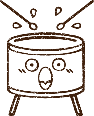 Bir insan tarafından çizilen Davul Kömürü Çizimi