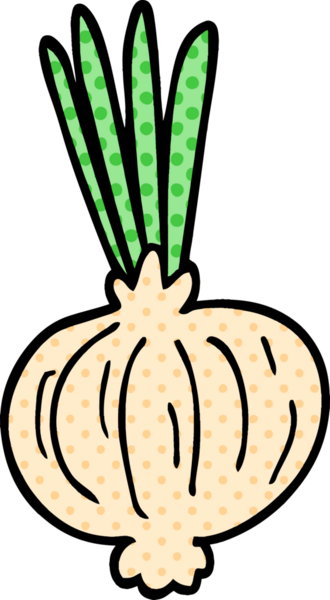 Bir insan tarafından çizilmiş karalama soğanı.