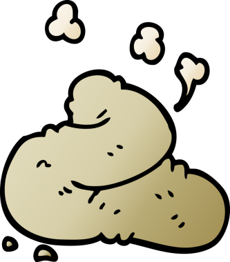 Bir insan tarafından çizilmiş karikatür kakası.