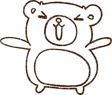 Bir insan tarafından çizilen Ayı Kömürü Çizimi