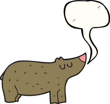 Bir insan tarafından çizilmiş serbest konuşma balonu karikatürü.