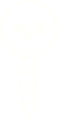 Bir insan tarafından çizilen Büyüteç Tebeşir Çizimi