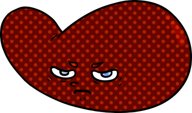 bir insan tarafından çizilmiş safra kesesi.