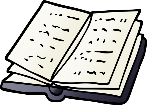 Bir insan tarafından çizilmiş karalama kitabı.