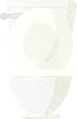 Bir insan tarafından çizilmiş tuvalet grafik çizimi simgesini aç