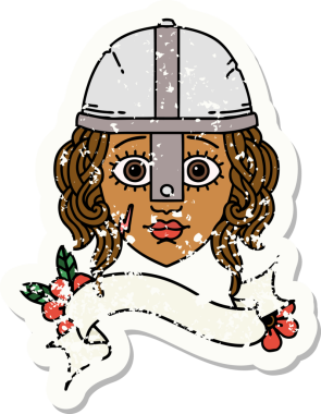 Retro Dövme Tarzı İnsan Dövüşçüsü Bir insan tarafından çizildi