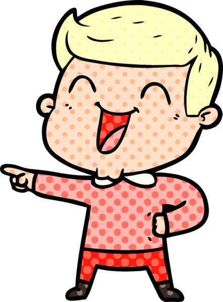 Bir insan tarafından çizilmiş gülen çizgi film adamı.