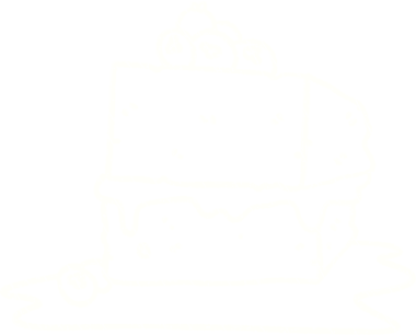 Bir insan tarafından çizilmiş çikolatalı kek tebeşiri.