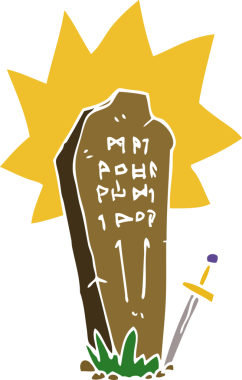 Bir insan tarafından çizilmiş kahraman mezarının karalaması.