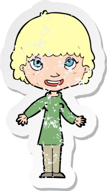 Bir insan tarafından çizilmiş mutlu bir karikatürün gerilimli yapıştırması.