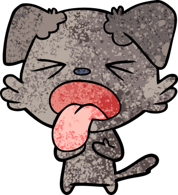 Bir insan tarafından çizilmiş iğrenç bir çizgi film.