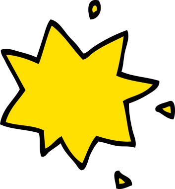 Bir insan tarafından çizilmiş bir karalama bombası.