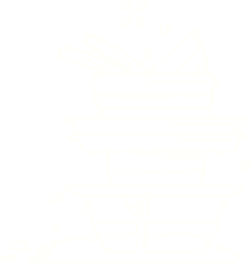 Bir insan tarafından çizilen bulaşık tebeşiri.