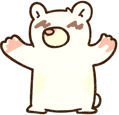 Bir insan tarafından çizilen Kutup Ayısı Tebeşiri