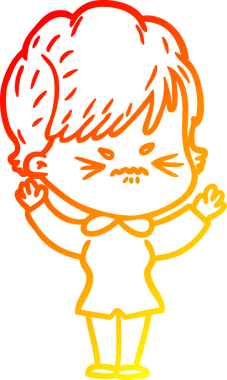 Bir insan tarafından çizilmiş karikatür çizimi.