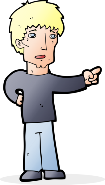 Bir insan tarafından çizilmiş çizgi filmdeki adam.