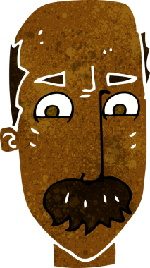 Çizgi film bir insan tarafından çizilmiş yaşlı bir adamı rahatsız ediyor.